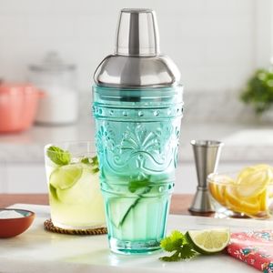 🌺 New Pioneer Woman Teal Cocktail Shaker